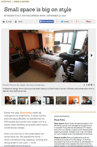 Small space is big on style Image