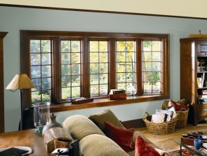 Wood Interior Bay Window