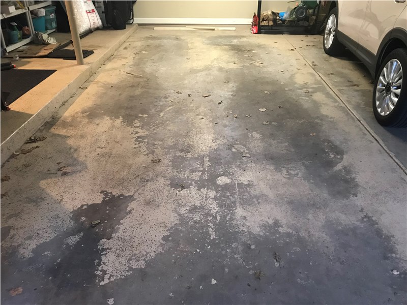 Failed Epoxy Floor Coating Concrete Coatings